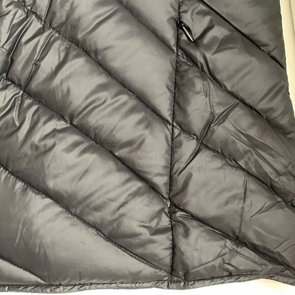 Ellen Tracy Puffed Zip Full Mock Neck Pockets Black Women’s Jacket Size L - Picture 7 of 9